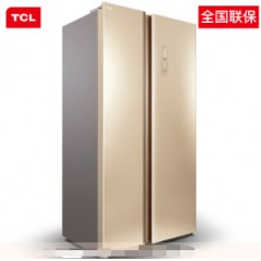 顺丰发货TCL 509升 风冷无霜负离子对开门电冰箱 隐形电脑控温 纤薄机身 BCD-509WEFA1 流光金（送货上门独家销售长期供货）